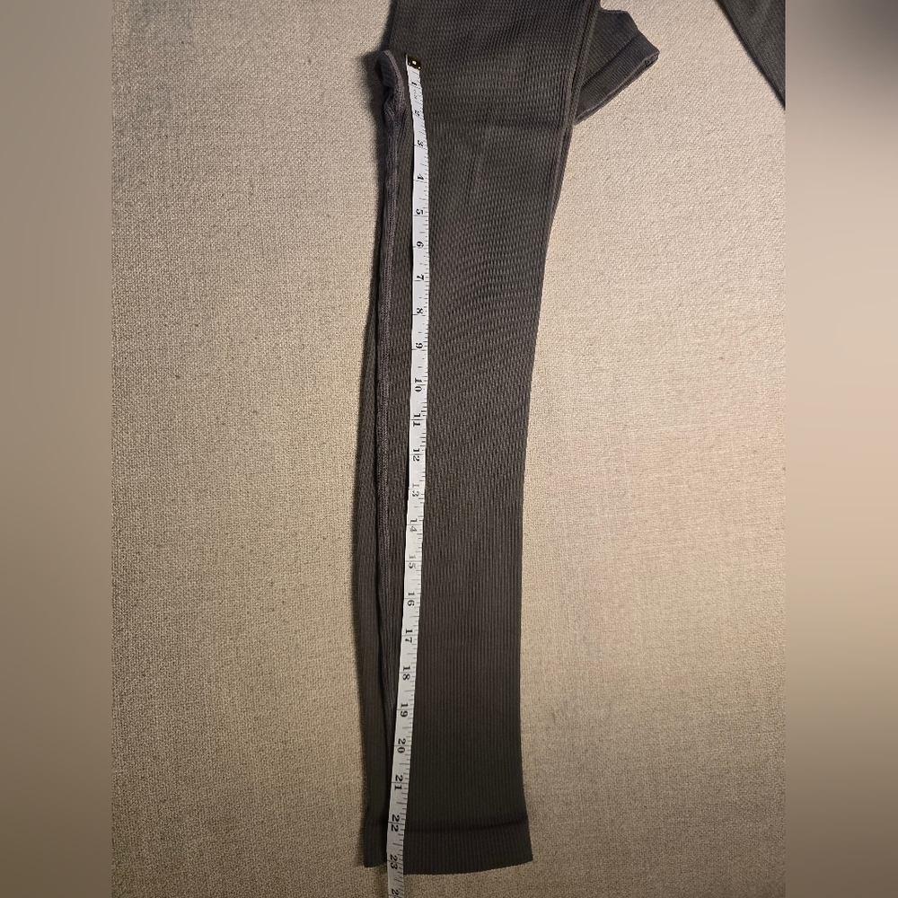 Grey Mooslover Ribbed Jumpsuit - Picture 7 of 7
